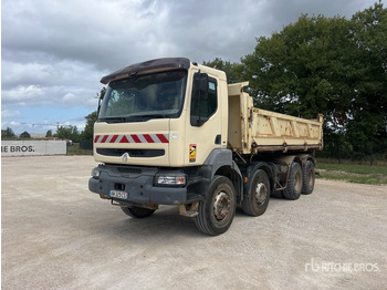 Kipper vrachtwagen RENAULT Kerax 370