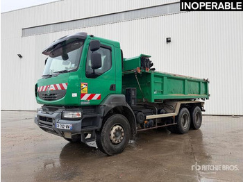 Kipper vrachtwagen RENAULT Kerax 410