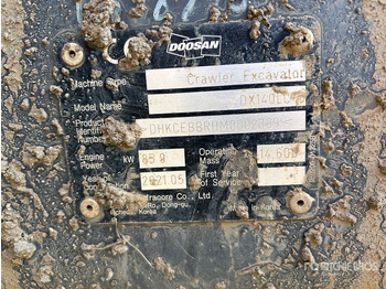 Rupsgraafmachine DOOSAN DX140LC-5