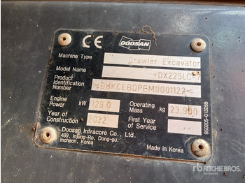 Rupsgraafmachine DOOSAN DX225LC-7