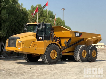 Kiepwagen met knikbesturing CATERPILLAR 745