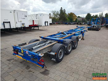 Containertransporter/ Wissellaadbak oplegger VAN HOOL