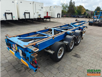 Containertransporter/ Wissellaadbak oplegger Van Hool 3B0079 3-Assen SAF - Schijfremmen - Alle aansluitingen / Universeel chassis: afbeelding 4 Containertransporter/ Wissellaadbak oplegger Van Hool 3B0079 3-Assen SAF - Schijfremmen - Alle aansluitingen / Universeel chassis: afbeelding 4