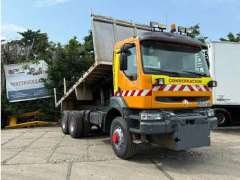 Kipper vrachtwagen RENAULT Kerax 400