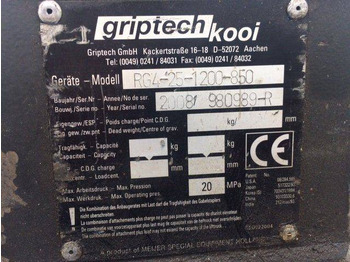 Aanbouwdeel Griptech Fork positioner with Reach forks: afbeelding 4 Aanbouwdeel Griptech Fork positioner with Reach forks: afbeelding 4
