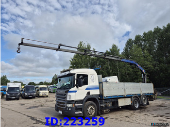 Vrachtwagen met open laadbak SCANIA P 450