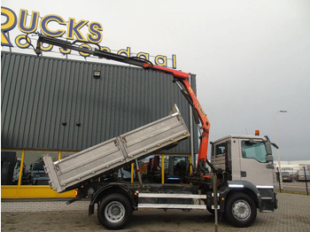 Kraanwagen MAN TGM 18.250 + PALFINGER 11.001K + TIPPER + EURO 5: afbeelding 3