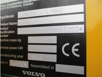 Wiellader Volvo L 70 H H2 BEMÆRK MED GARANTI FRA VOLVO FREM TIL DE: afbeelding 2
