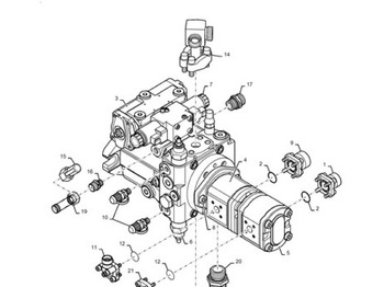 Hydraulische pomp CASE