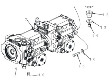 Hydraulische pomp CASE