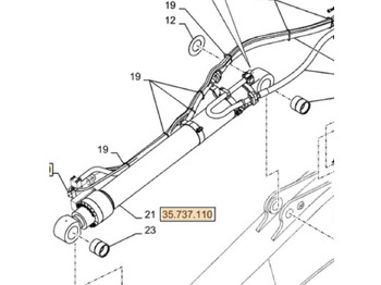 Hydraulische cilinder CASE