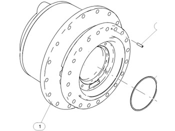 Eindaandrijving CATERPILLAR