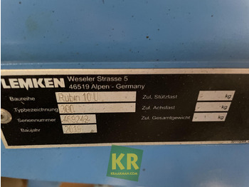 Schijveneg Rubin 10 Lemken: afbeelding 5