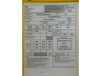 Koelwagen oplegger Gray and Adams 2017 Vector 1550 – 201786: afbeelding 3