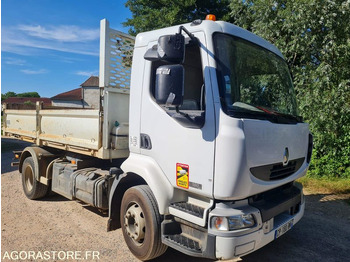 Kipper vrachtwagen RENAULT Midlum 180