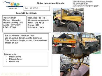 Vrachtwagen UNIMOG