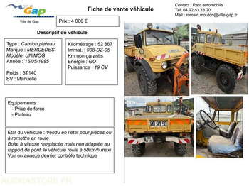 Vrachtwagen UNIMOG