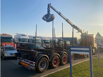 Houttransport, Kraanwagen Volvo FH 540 6X4 EURO 6 + EPSILON S260Z96 + TRAILER 4 AXLE DOLL: afbeelding 4