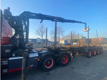 Houttransport, Kraanwagen Volvo FH 540 6X4 EURO 6 + EPSILON S260Z96 + TRAILER 4 AXLE DOLL: afbeelding 3