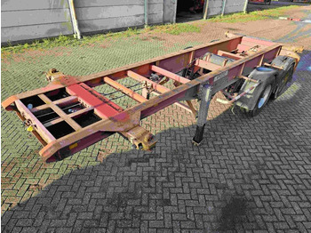 Containertransporter/ Wissellaadbak oplegger