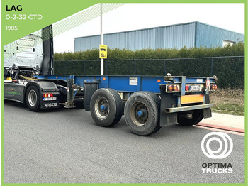 Containertransporter/ Wissellaadbak oplegger LAG