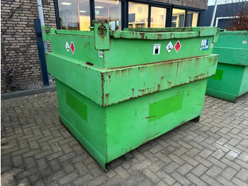 Opslagtank Kiwa IBC Steenbergen 2000 liter Dieseltank met handpomp Milieutank: afbeelding 3