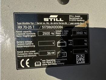 LPG heftruck Still RX70-25 T 2.5 ton Duplex Sideshift LPG Heftruck 2020: afbeelding 3 LPG heftruck Still RX70-25 T 2.5 ton Duplex Sideshift LPG Heftruck 2020: afbeelding 3