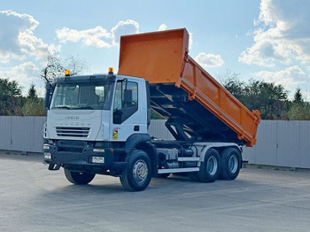 Kipper vrachtwagen, Kraanwagen Iveco TRAKKER 380 * Kipper 5,25 m + BORDMATIC / 6x4: afbeelding 2