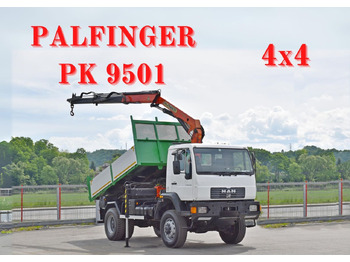 Kipper vrachtwagen MAN