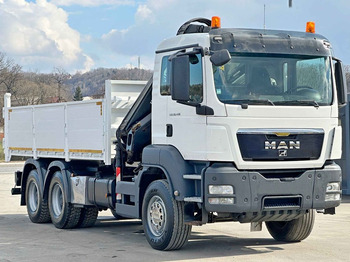 Kraanwagen, Kipper vrachtwagen MAN TGS 26.400 * HIAB 166 ES - 3 HIPRO + FUNK * 6x4: afbeelding 3