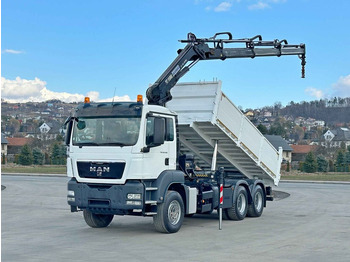 Kraanwagen, Kipper vrachtwagen MAN TGS 26.400 * HIAB 166 ES - 3 HIPRO + FUNK * 6x4: afbeelding 2