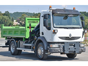 Kraanwagen, Kipper vrachtwagen Renault MIDLUM 220 DXI *KIPPER 3,80m *HIAB 077 B-2 DUO: afbeelding 4