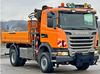 Kipper vrachtwagen, Kraanwagen Scania G360 Kipper 4,10m *PK 11002 B + FUNK *4x4: afbeelding 3