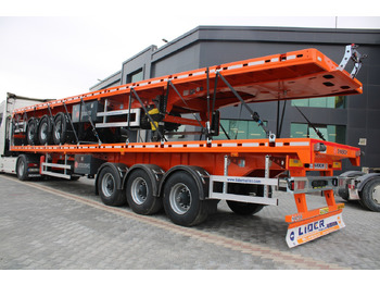 Nieuw Schuifvloer oplegger voor het vervoer van containers LIDER NEW 2025 MODELS YEAR (MANUFACTURER COMPANY LIDER TRAILER: afbeelding 3