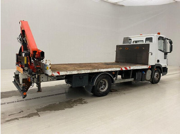 Vrachtwagen met open laadbak, Kraanwagen Iveco Eurocargo 75E18: afbeelding 4