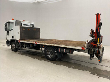 Vrachtwagen met open laadbak, Kraanwagen Iveco Eurocargo 75E18: afbeelding 3