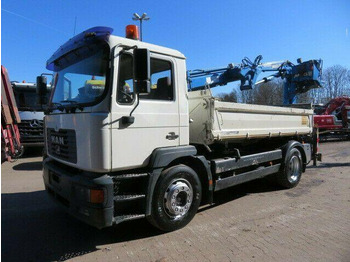 Kipper vrachtwagen MAN