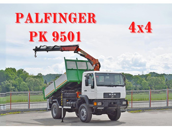 Kipper vrachtwagen MAN