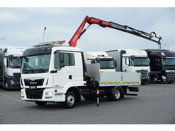 Vrachtwagen met open laadbak MAN TGL 12.250