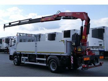 Vrachtwagen met open laadbak, Kraanwagen Mercedes-Benz ATEGO 16 30: afbeelding 4
