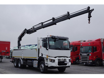 Vrachtwagen met open laadbak RENAULT C 380