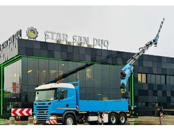 Vrachtwagen met open laadbak SCANIA G 450