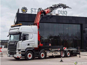 Vrachtwagen met open laadbak SCANIA R 730