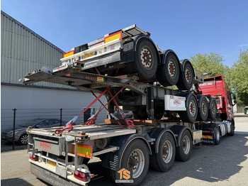 Containertransporter/ Wissellaadbak oplegger VAN HOOL 20'/30'