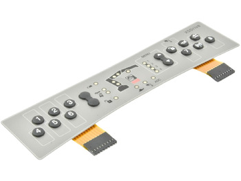 Nieuw Elektrisch systeem voor Autolaadkraan Membrane board for radio remote control Hiab XS Drive: afbeelding 2