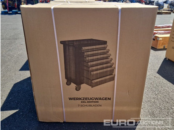 Bouwmaterieel Unused Erdmann XXl Edition 7 Drawer Tool Cabinet c/w Profi Tools: afbeelding 2