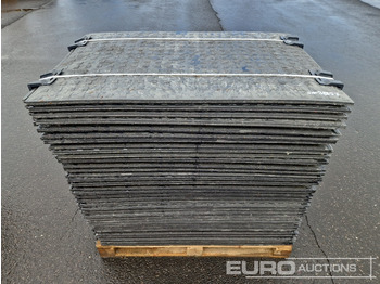Bouwmaterieel Unused Pallet of Plastic Connectable Road Plates, 1200x800x28mm, 22kg per Plate (35 of): afbeelding 5