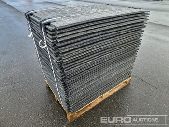 Bouwmaterieel Unused Pallet of Plastic Connectable Road Plates, 1200x800x28mm, 22kg per Plate (35 of): afbeelding 3