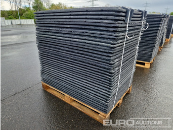 Bouwmaterieel Unused Pallet of Plastic Connectable Road Plates, 1200x800x28mm, 22kg per Plate (35 of): afbeelding 2