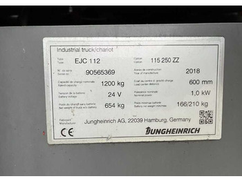 Stapelaar Jungheinrich EJC112: afbeelding 4